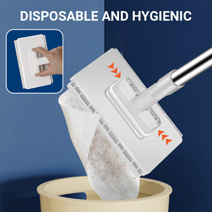 ⌛50% off clearance for a limited time!!!!🔥Dammopp för engångsbruk med 4 återanvändbara dukar