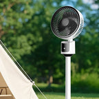 ⚡ 50% REA - TIDBEGRÄNSAT ERBJUDANDE! ⏱️Tröstlös golvfläkt med luftflöde och energibesparing, drivs via USB🍃