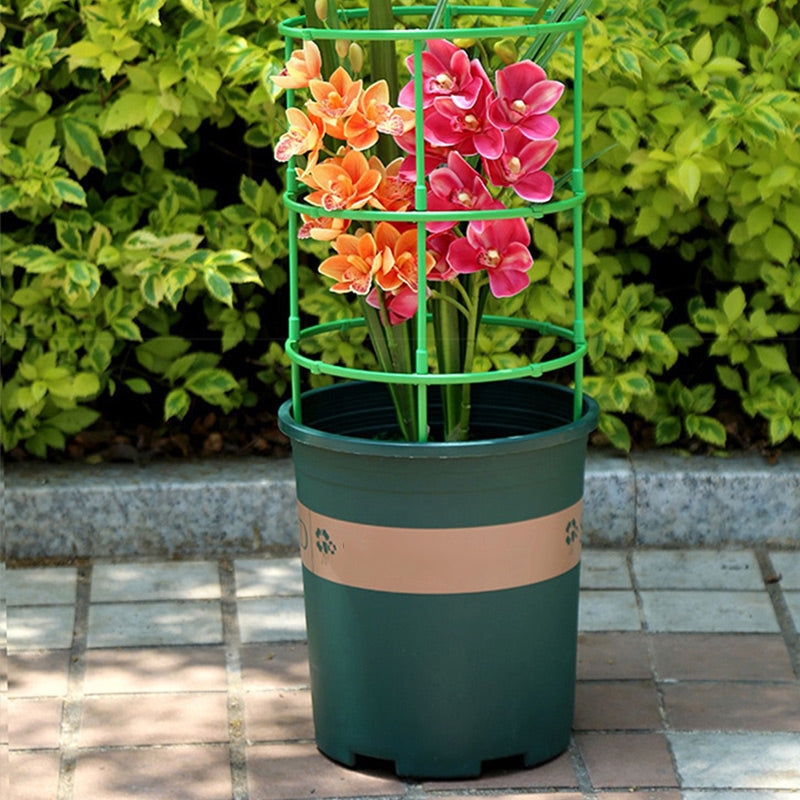 Avtagbart växtställ med stödpinnar för växter, blommor och frukter