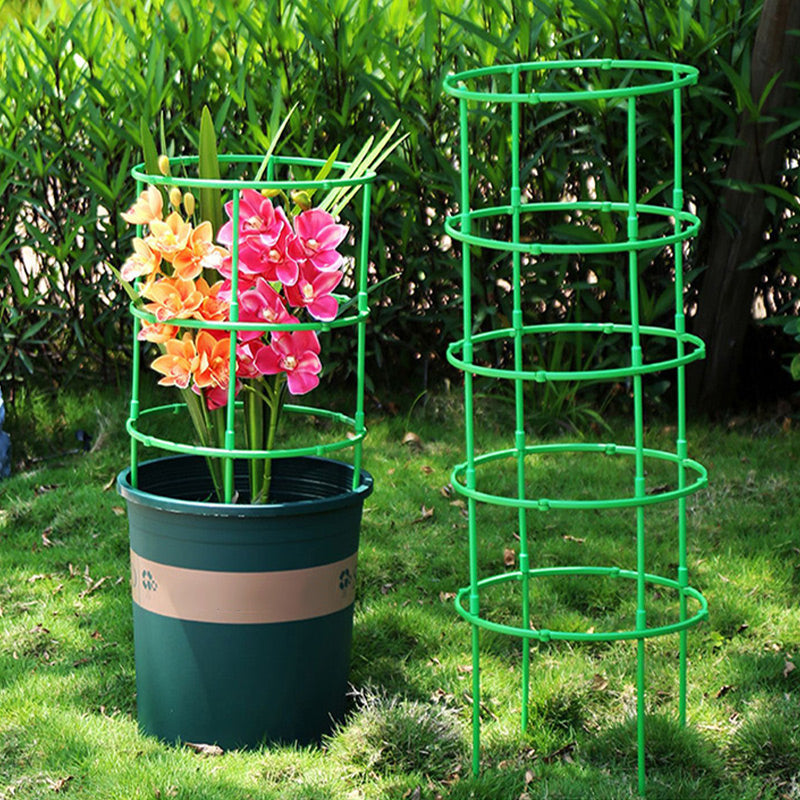 Avtagbart växtställ med stödpinnar för växter, blommor och frukter