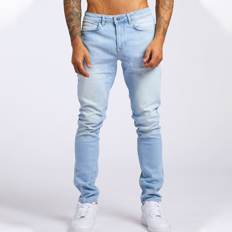 Jeans med hög elasticitet för män