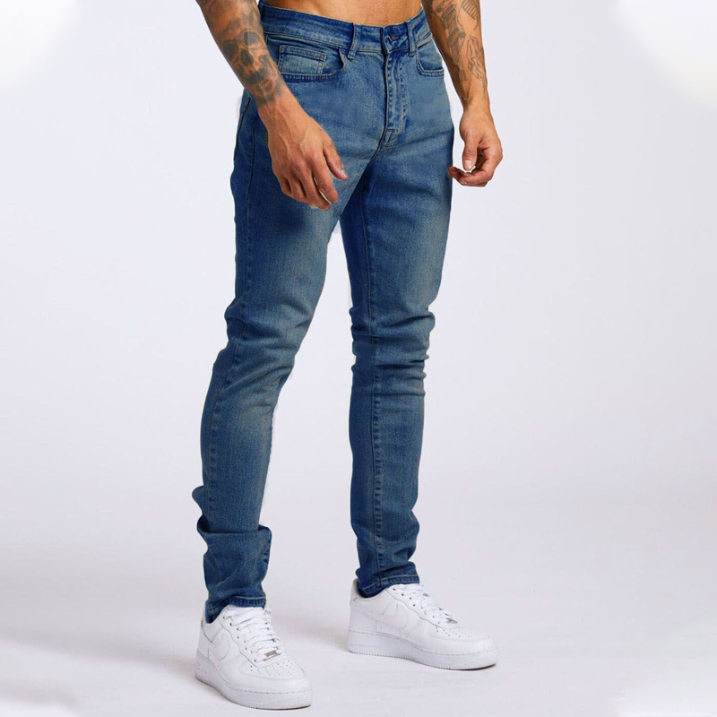 Jeans med hög elasticitet för män