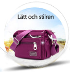 🔥🎁Vattentät Crossbody-väska Dam Casual Messenger Axelväskor Handväska för resor dagligen