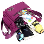 🔥🎁Vattentät Crossbody-väska Dam Casual Messenger Axelväskor Handväska för resor dagligen