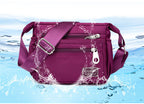 🔥🎁Vattentät Crossbody-väska Dam Casual Messenger Axelväskor Handväska för resor dagligen