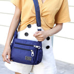 🔥🎁Vattentät Crossbody-väska Dam Casual Messenger Axelväskor Handväska för resor dagligen