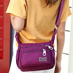 🔥🎁Vattentät Crossbody-väska Dam Casual Messenger Axelväskor Handväska för resor dagligen