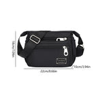 🔥🎁Vattentät Crossbody-väska Dam Casual Messenger Axelväskor Handväska för resor dagligen
