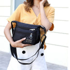 🔥🎁Vattentät Crossbody-väska Dam Casual Messenger Axelväskor Handväska för resor dagligen