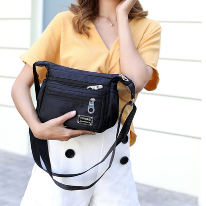 🔥🎁Vattentät Crossbody-väska Dam Casual Messenger Axelväskor Handväska för resor dagligen