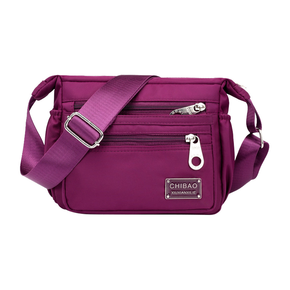 🔥🎁Vattentät Crossbody-väska Dam Casual Messenger Axelväskor Handväska för resor dagligen