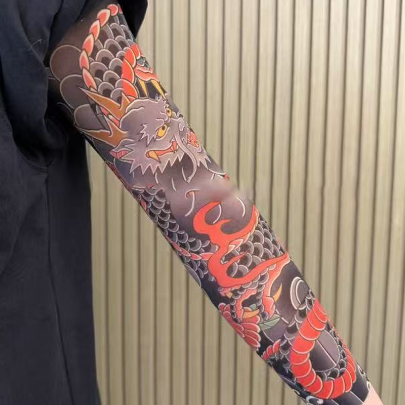 🔥Nytt hett Selling❤️‍🔥 Ultratunna tatueringsärmar med solskydd