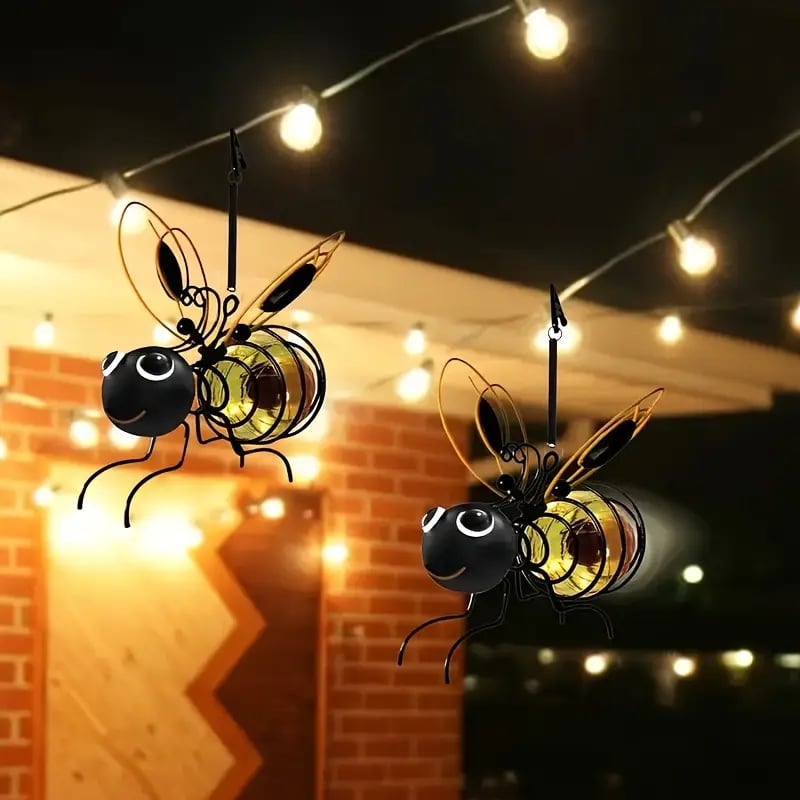 🐝Utomhushängande solcellslampa för bin❤️