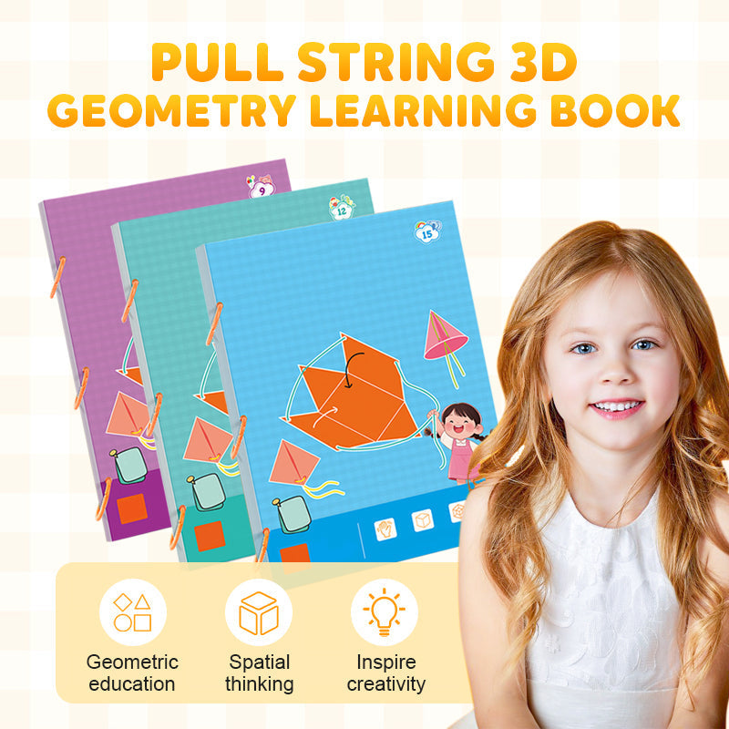 Dragtråd 3D Geometri Bok för Barn