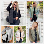 ⌛50% off clearance for a limited time!!!!🔥Stickad Patchwork Puffig Jacka för Kvinnor