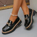 Vintage mjuka loafers för damer