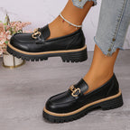 Vintage mjuka loafers för damer