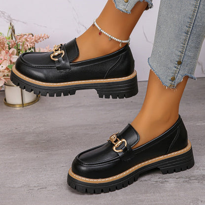Vintage mjuka loafers för damer