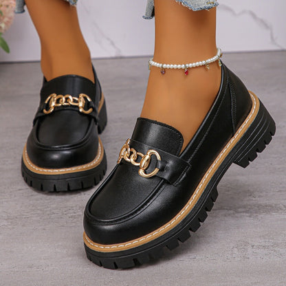Vintage mjuka loafers för damer