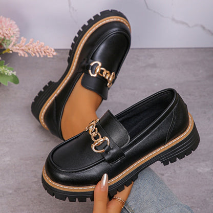 Vintage mjuka loafers för damer