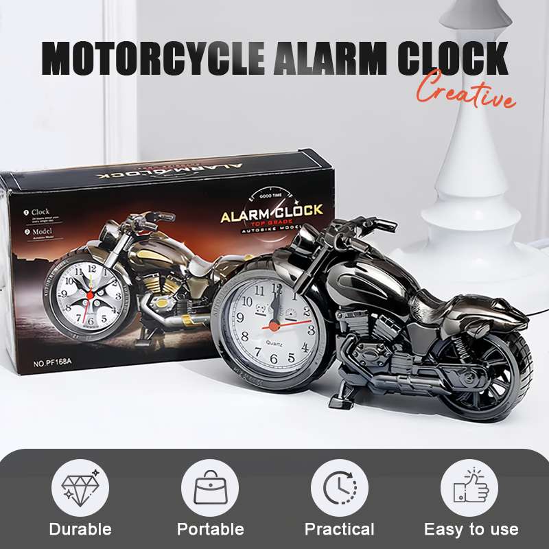 Kreativ Motorcykel Väckarklocka