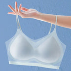 Sommar sömlös ultratunn stora storlekar Ice Silk Comfort BH