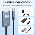 4K HD Typ-C till HDMI-skärmadapter