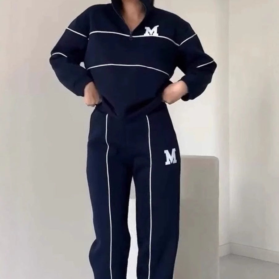 Casual line träningsoverall 2-delat set