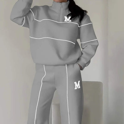 Casual line träningsoverall 2-delat set