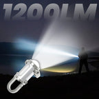 🔥Hot Sale🔥1200LM Superlys Mini Nøkkelring Lommelykt Vanntett