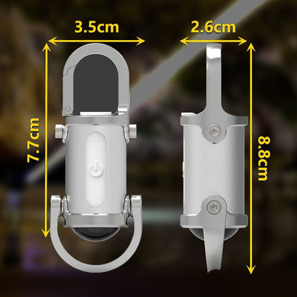 🔥Hot Sale🔥1200LM Superlys Mini Nøkkelring Lommelykt Vanntett