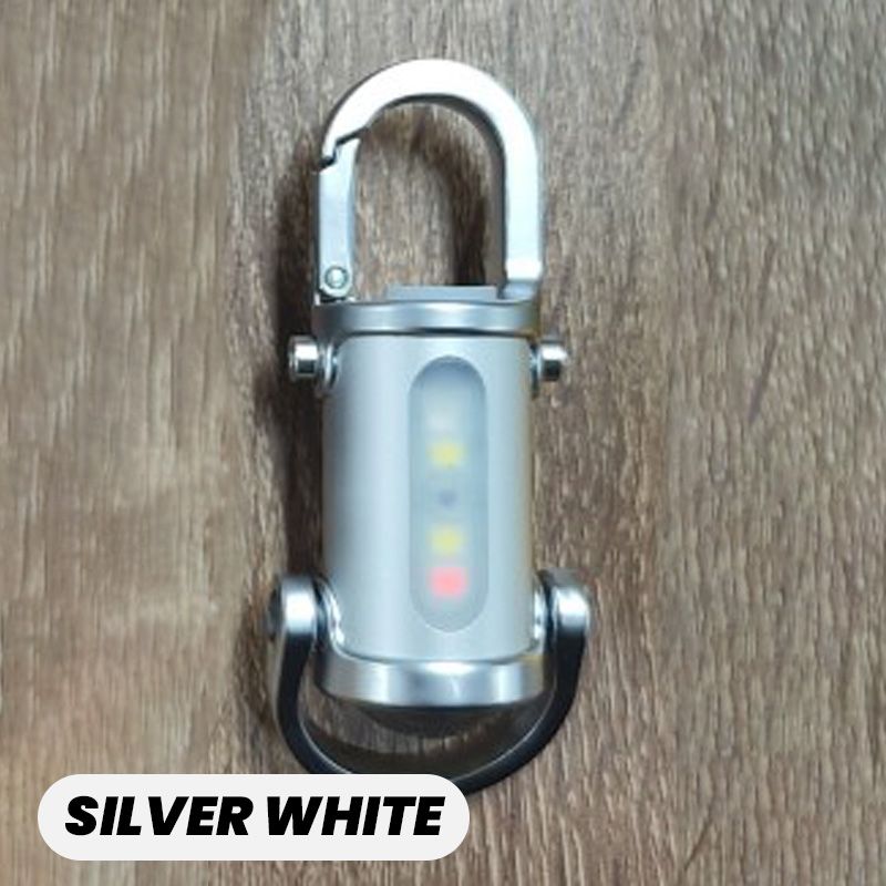 🔥Hot Sale🔥1200LM Superlys Mini Nøkkelring Lommelykt Vanntett