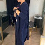 🔥Mest populärt🔥Hemkomfort + Business Elegance Lång kofta, topp och byxor, 3-delat set👚
