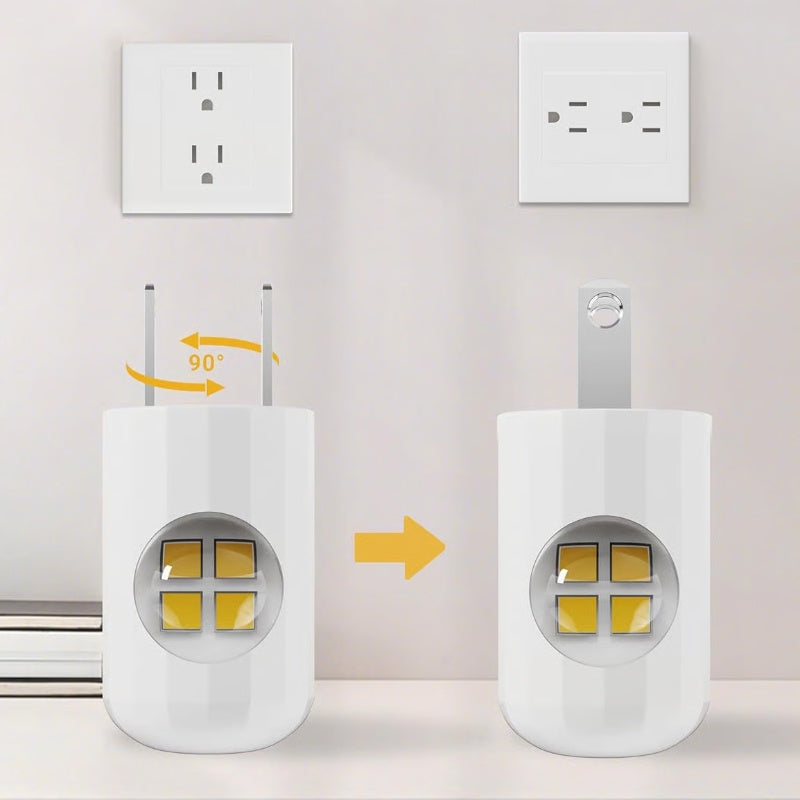Smart LED-nattlampa för vägguttag med automatisk dimmer（🎁 Köp 1 – Få 1 Gratis!）