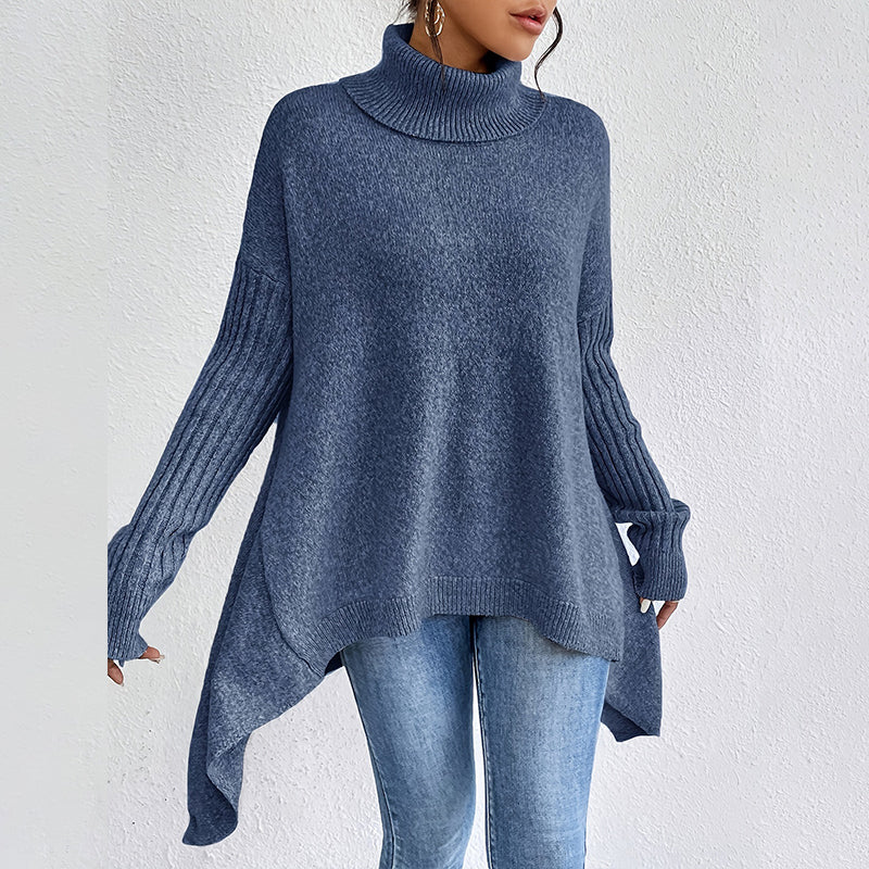 Damkläder Enfärgad turtleneck-tröja🎁Köp 2 och få fri frakt