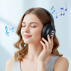 🎧 60% RABATT NU! ✨ AI Bluetooth-hörlurar med LCD-display - Röststyrning & Brusreducering för Musik och Samtal 📱✨