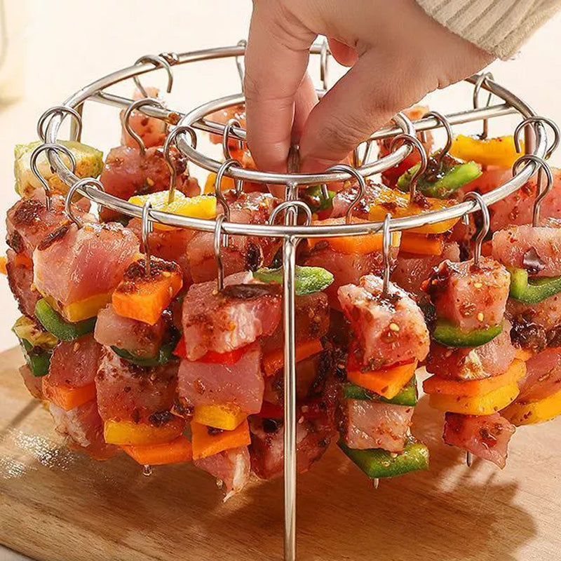 Multifunksjonelt grillsett i rustfritt stål 316 for airfryer