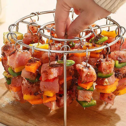 Multifunksjonelt grillsett i rustfritt stål 316 for airfryer