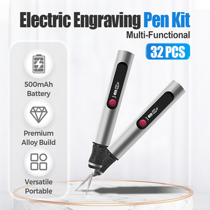 32 PCS Multifunktionell elektrisk gravyrpenna Ki