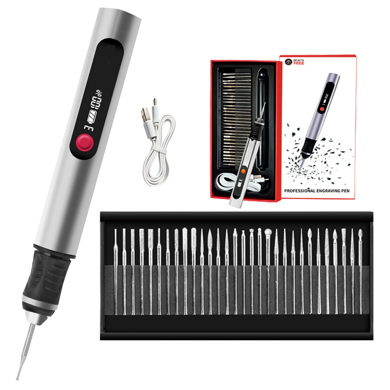 32 PCS Multifunktionell elektrisk gravyrpenna Ki