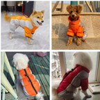 Reflekterende vanntett, tykkere og varm hundejakke for små hunder