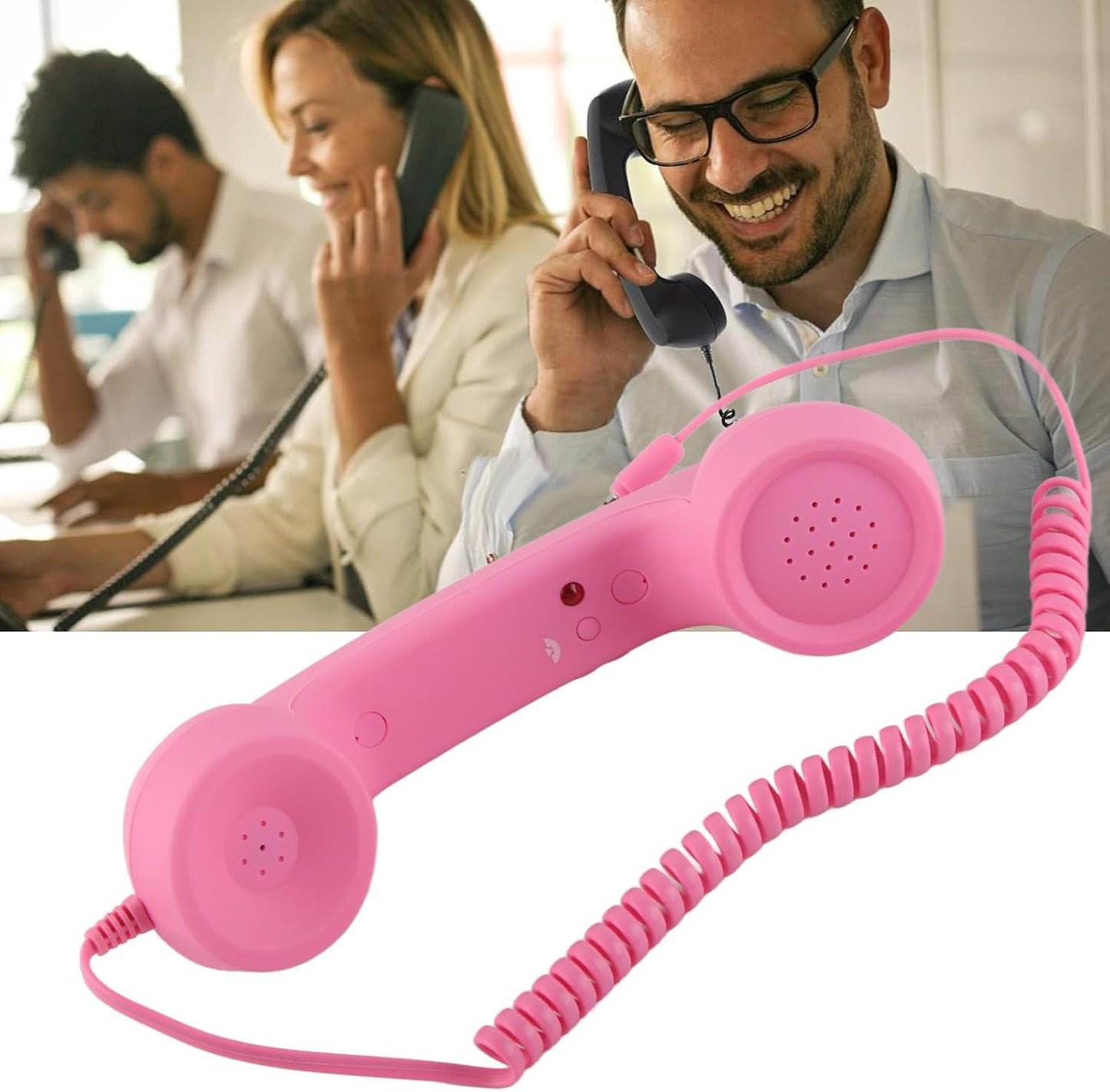🔥Vintage Retro Telefonhåndtak Mobiltelefonmottaker MIC Mikrofon