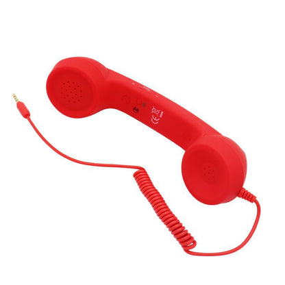 🔥Vintage Retro Telefonhåndtak Mobiltelefonmottaker MIC Mikrofon