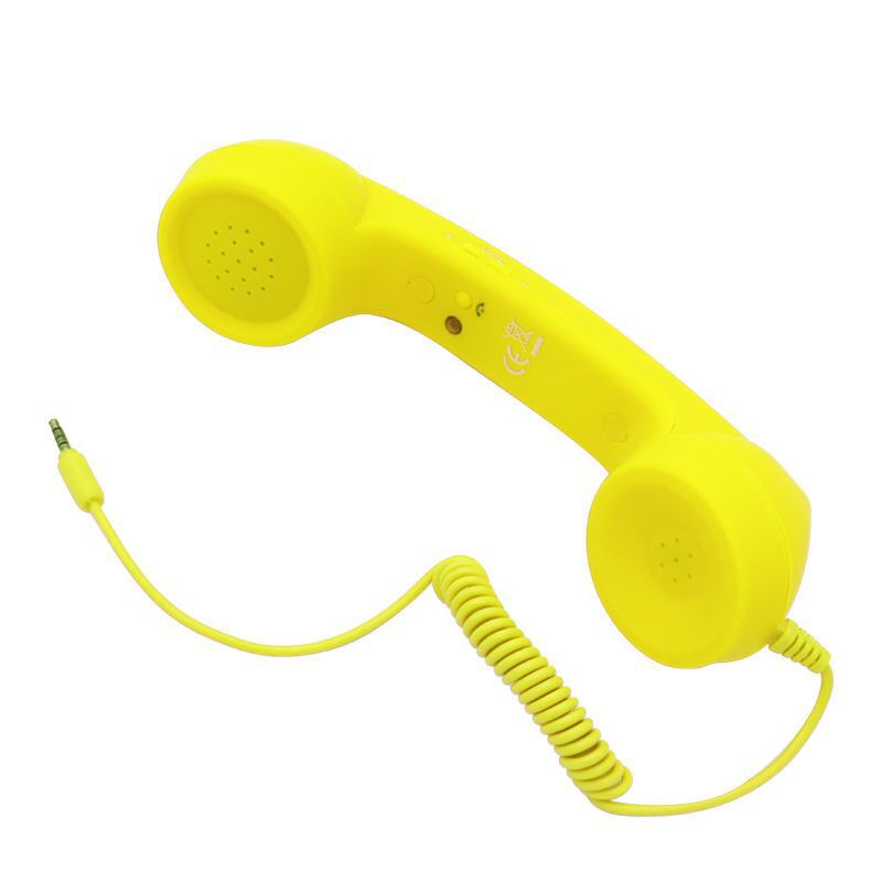 🔥Vintage Retro Telefonhåndtak Mobiltelefonmottaker MIC Mikrofon