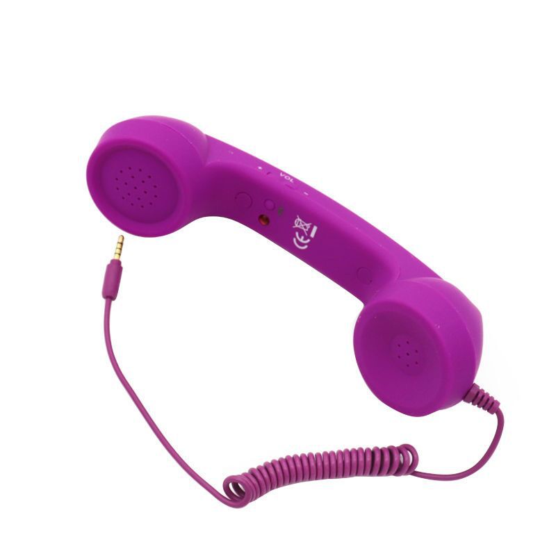 🔥Vintage Retro Telefonhåndtak Mobiltelefonmottaker MIC Mikrofon