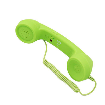 🔥Vintage Retro Telefonhåndtak Mobiltelefonmottaker MIC Mikrofon