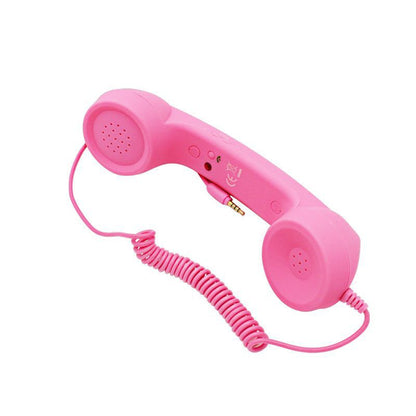 🔥Vintage Retro Telefonhåndtak Mobiltelefonmottaker MIC Mikrofon