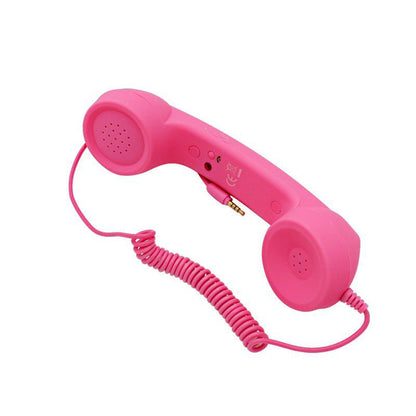 🔥Vintage Retro Telefonhåndtak Mobiltelefonmottaker MIC Mikrofon
