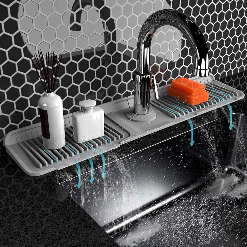 Nödvändigt för varje hushåll 💧 Snabbtorkande kranmatta för diskbänk