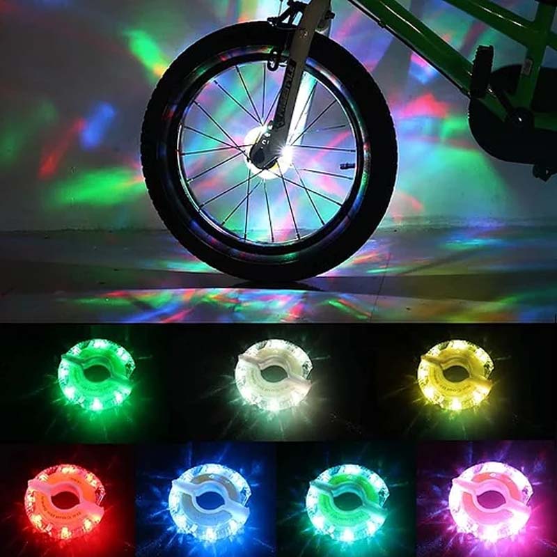 🔥49 % rabatt🔥 LED Cykelhjulsbelysning för Kvällscykling!